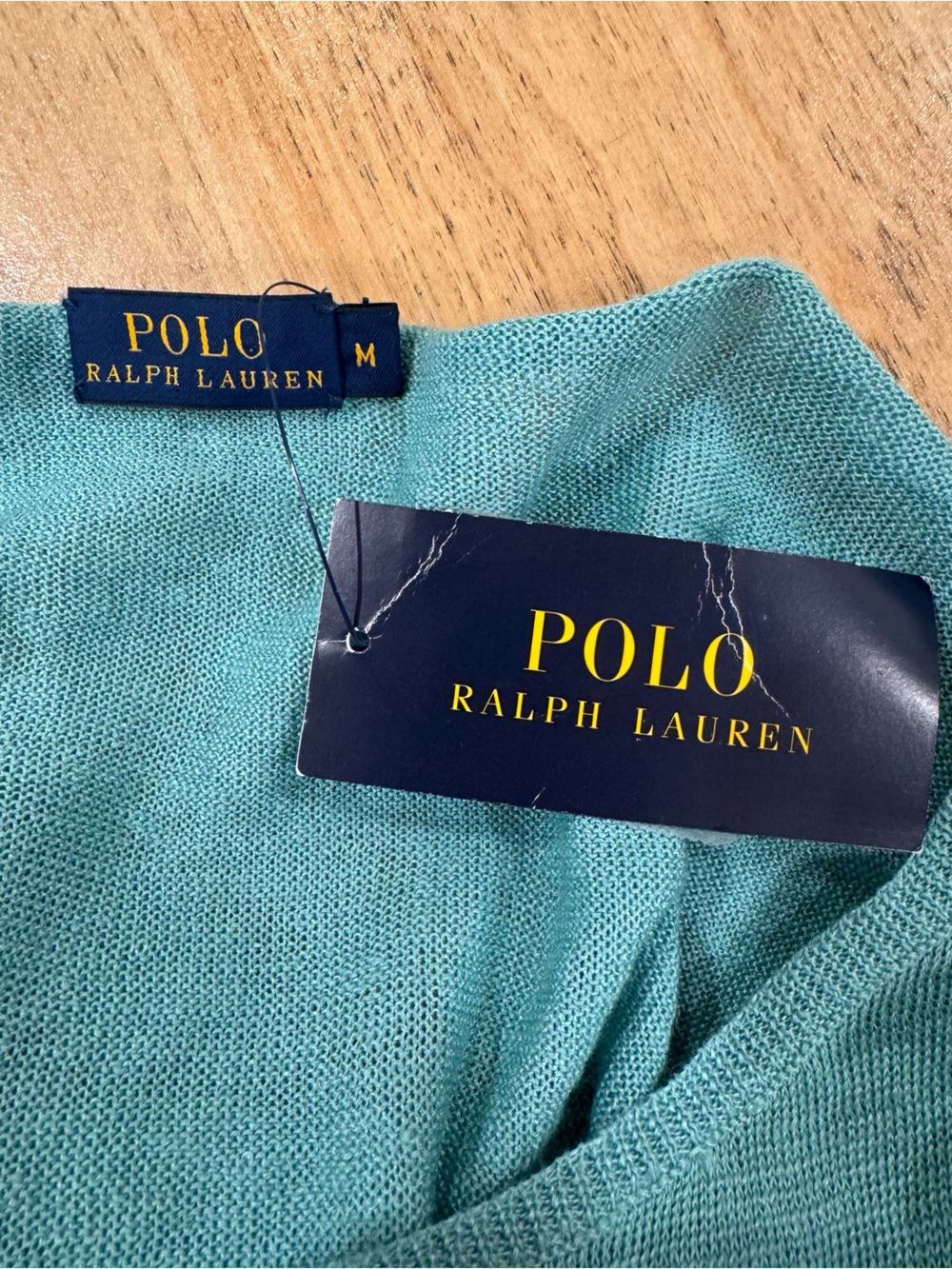 NWT Polo Ralph Lauren Woman’s Linen Boatneck Sweater Size M Preppy Old Money - Picture 5 of 7